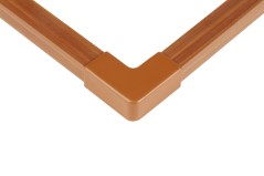 ŁĄCZNIK KĄTOWY KABLOWY AKS Zielonka DREWNO CIEMNE 15x25 ZŁĄCZKA