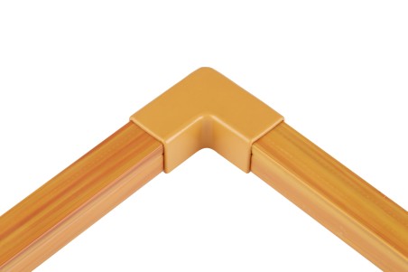 ŁĄCZNIK KĄTOWY KABLOWY AKS Zielonka 15x32 DREWNO JASNE NAROŻNIK PCV