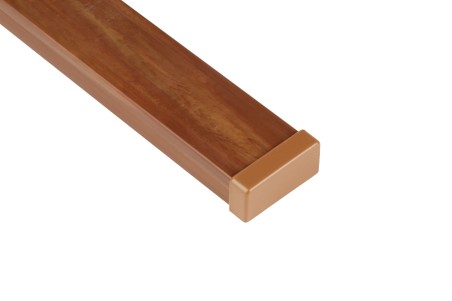 ZAKOŃCZENIE TRASY KABLOWEJ AKS Zielonka 15x32 DREWNO CIEMNE MASKOWNICA