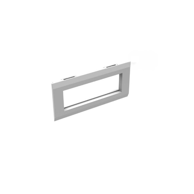 Ramka M45 3-modułowa KPP AKS Zielonka PVC UV biała Gniazda Włączniki