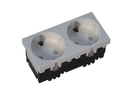 AKS Zielonka Gniazdo elektryczne 2x2P+Z schuko - Kopia