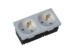 AKS Zielonka Gniazdo elektryczne 2x2P+Z - Kopia
