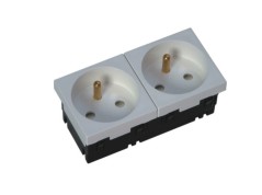 AKS Zielonka Gniazdo elektryczne 2x2P+Z - Kopia