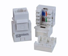 Keystone kat.5e LSA AKS Zielonka Gniazdo RJ45 Złączka Komputerowa