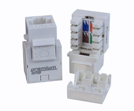 Keystone kat.5e LSA AKS Zielonka Gniazdo RJ45 Złączka Komputerowa