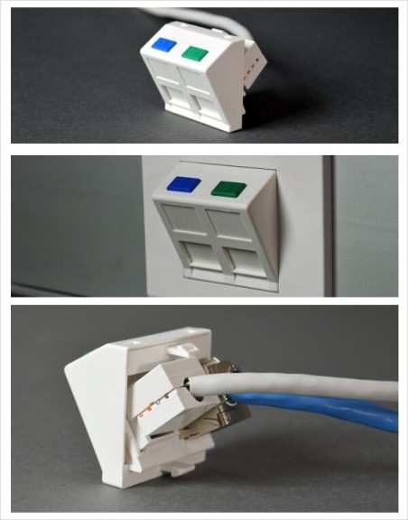 ZŁĄCZKA KĄTOWA 45x45 ADAPTER PODWÓJNY AKS ZIELONKA BIAŁY PVC