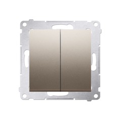 Simon 54 Łącznik świecznikowy, szybkozłącza, złoty mat DW5.01/44