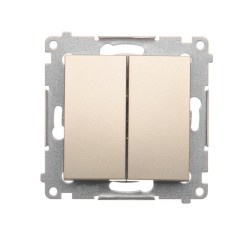 Simon 54 Łącznik świecznikowy złoty mat DW5A.01/44