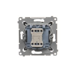 Simon 54 Przycisk żaluzjowy z blokadą elektryczną, szybkozłącza, antracyt DZP1.01/48