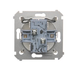 Simon 54 Łącznik schodowy podwójny z podświetleniem złoty mat DW6/2L.01/44