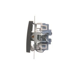Simon 54 Łącznik schodowy podwójny z podświetleniem antracyt DW6/2L.01/48