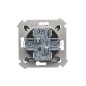 Simon 54 Łącznik schodowy podwójny z podświetleniem antracyt DW6/2L.01/48 Simon 54 Łącznik schodowy podwójny z podświetleniem antracyt DW6/2L.01/48