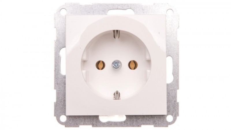 Fiorena Gniazdo pojedyncze SCHUKO 16A 250V białe 22000502