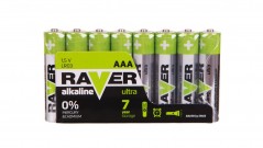 Bateria alkaliczna LR03 / AAA 1,5V RAVER ULTRA B79118 /opakowanie 8szt.