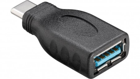 Adapter USB-C   USB-A 3.0 czarny 45395