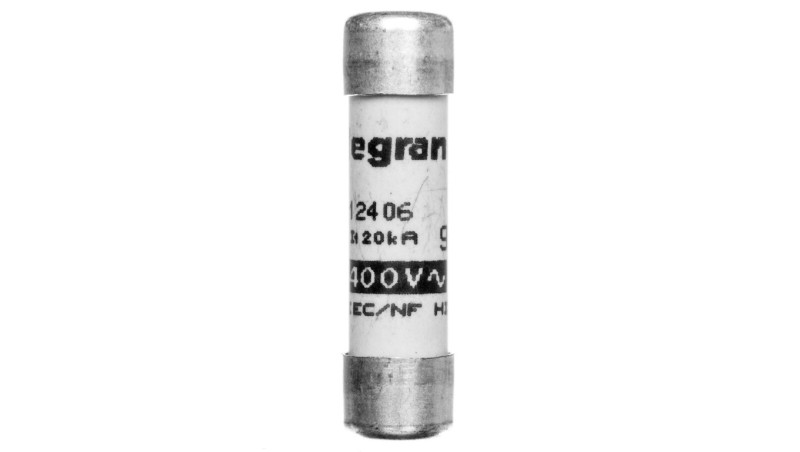 Wkładka bezpiecznikowa cylindryczna 8,5x31,5mm 6A gG 400V /z sygnalizacją/ 012406 Wkładka bezpiecznikowa cylindryczna 8,5x31,5mm 6A gG 400V /z sygnalizacją/ 012406
