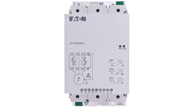 Softstart 3-fazowy 400VAC 55A 30kW/400V Uc 24V AC/DC DS7-340SX055N0-N 134917 Softstart 3-fazowy 400VAC 55A 30kW/400V Uc 24V AC/DC DS7-340SX055N0-N 134917