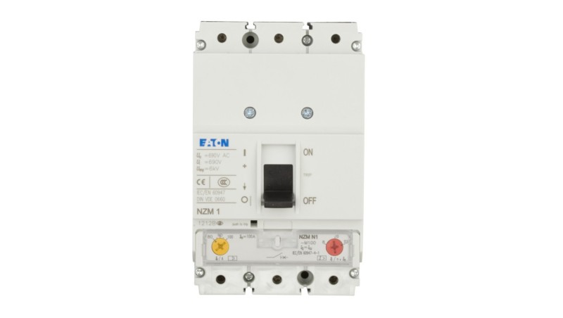 Wyłącznik silnikowy 3P 55kW 80-100A NZMN1-M100 265722 Wyłącznik silnikowy 3P 55kW 80-100A NZMN1-M100 265722