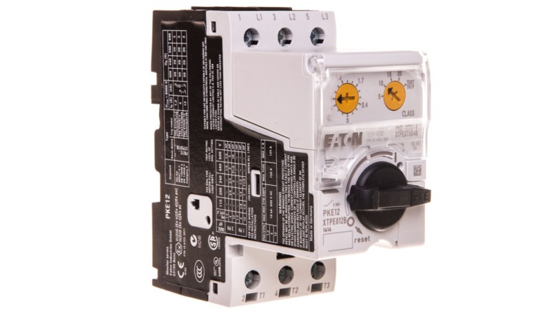 Wyłącznik silnikowy z wyzwalaczem elektronicznym 3P 1.5kW 1-4A PKE12/XTU-4 121732 Wyłącznik silnikowy z wyzwalaczem elektronicznym 3P 1.5kW 1-4A PKE12/XTU-4 121732