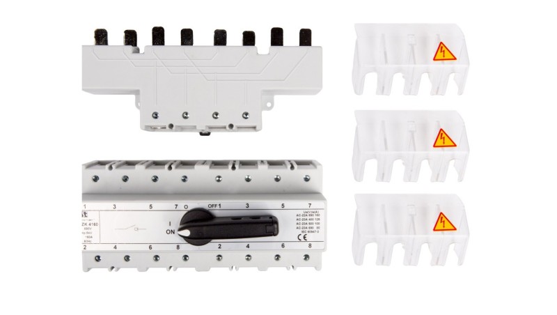Przełącznik sieć-agregat 160A 4P PRZK-4160W02 Przełącznik sieć-agregat 160A 4P PRZK-4160W02
