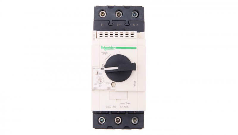 TeSys Deca Wyłącznik silnikowy 3P 22kW 37-50A (EVK) GV3P50 TeSys Deca Wyłącznik silnikowy 3P 22kW 37-50A (EVK) GV3P50