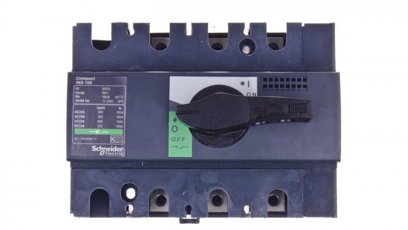 Rozłącznik izolacyjny 3P 160A INS160 3P 28912 Rozłącznik izolacyjny 3P 160A INS160 3P 28912