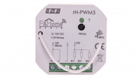 F&ampHome Radio Sterownik PWM trzykanałowy niskiego napięcia rH-PWM3