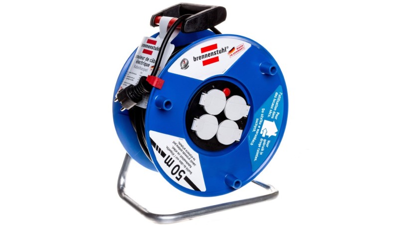 Przedłużacz bębnowy Garant 50m 4x230V H05VV-F 3G1,5 1208064 Przedłużacz bębnowy Garant 50m 4x230V H05VV-F 3G1,5 1208064