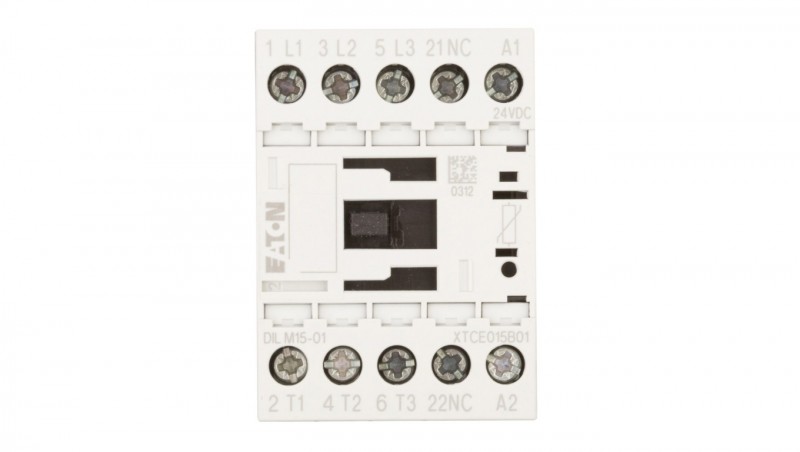 Stycznik mocy 15A 3P 24V DC 0Z 1R DILM15-01(24VDC) 290108 Stycznik mocy 15A 3P 24V DC 0Z 1R DILM15-01(24VDC) 290108