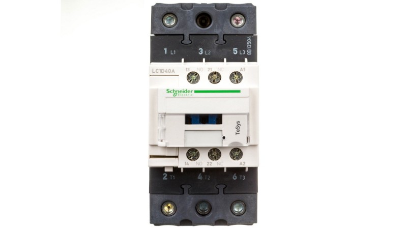 TeSys Deca Stycznik mocy 40A 3P 48V AC 1Z 1R (EVK) LC1D40AE7 TeSys Deca Stycznik mocy 40A 3P 48V AC 1Z 1R (EVK) LC1D40AE7