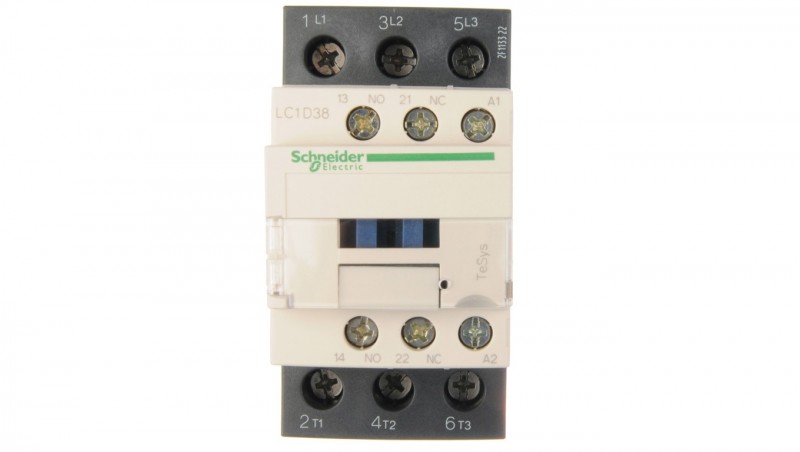 TeSys Deca Stycznik mocy 38A 3P 230V AC 1Z 1R LC1D38P7 TeSys Deca Stycznik mocy 38A 3P 230V AC 1Z 1R LC1D38P7
