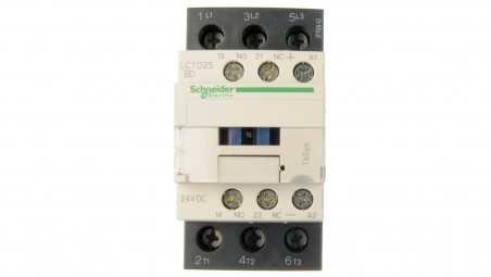 Stycznik mocy 25A 3P 24V DC 1Z 1R LC1D25BD