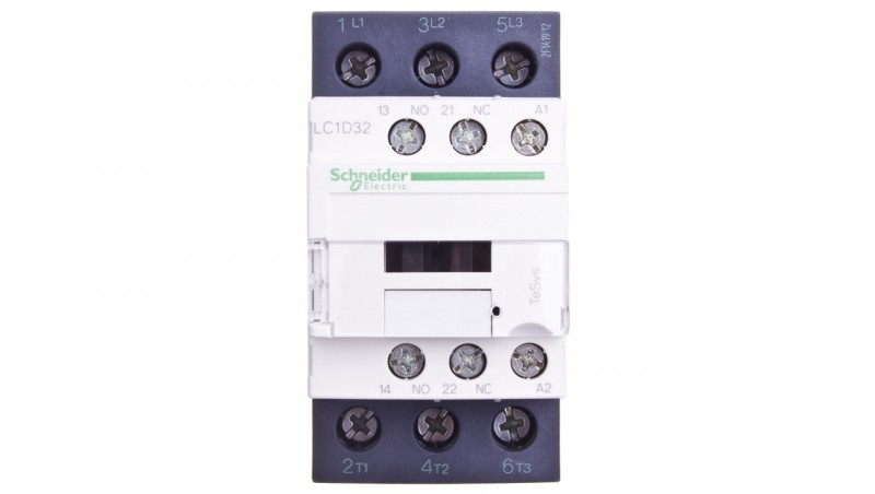 TeSys Deca Stycznik mocy 32A 3P 220V AC 1Z 1R LC1D32M7 TeSys Deca Stycznik mocy 32A 3P 220V AC 1Z 1R LC1D32M7