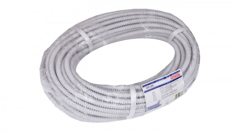 Rura karbowana 8mm szara 320N DF 8G DX30008 /30m/ Rura karbowana 8mm szara 320N DF 8G DX30008 /30m/