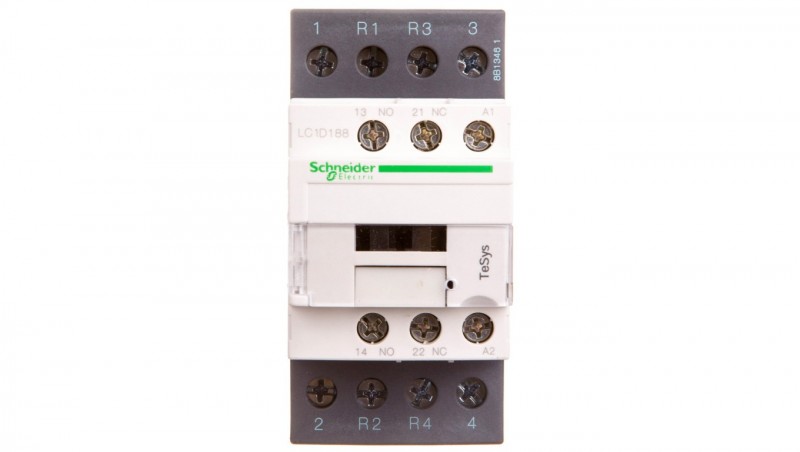 TeSys Deca Stycznik mocy 18A 2Z 2R 24V AC 1Z 1R LC1D188B7 TeSys Deca Stycznik mocy 18A 2Z 2R 24V AC 1Z 1R LC1D188B7