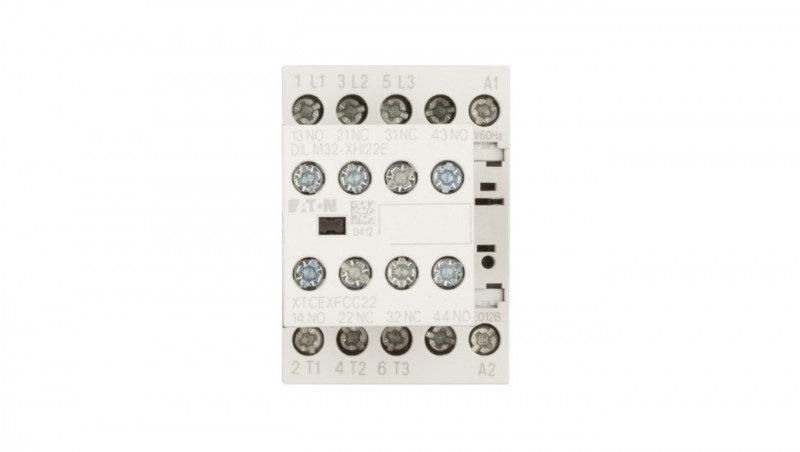 Stycznik mocy 12A 3P 230V AC 2Z 2R DILM12-22(230V50HZ,240V60HZ) 106362 Stycznik mocy 12A 3P 230V AC 2Z 2R DILM12-22(230V50HZ,240V60HZ) 106362