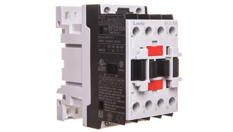 Stycznik mocy 3P 25A 12,5kW przy 400VAC AC3, cewka 230VAC 50/60Hz, 1Z 0R BF2510A230 Stycznik mocy 3P 25A 12,5kW przy 400VAC AC3, cewka 230VAC 50/60Hz, 1Z 0R BF2510A230