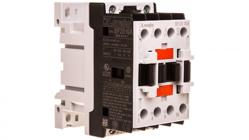 Stycznik mocy 3P 25A 12,5kW przy 400VAC AC3, cewka 24VAC 50/60Hz, 1Z 0R BF2510A024