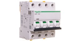 Wyłącznik nadprądowy 4P D 63A 6kA AC iC60N-D63-4 A9F05463