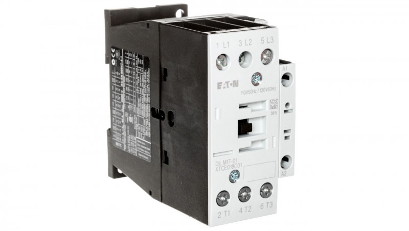 Stycznik mocy 17A 3P 110V AC 0Z 1R DILM17-01(110V50HZ,120V60HZ) 277033 Stycznik mocy 17A 3P 110V AC 0Z 1R DILM17-01(110V50HZ,120V60HZ) 277033