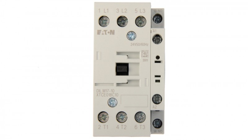 Stycznik mocy 17A 3P 24V AC 1Z 0R DILM17-10(24V50/60HZ) 277008 Stycznik mocy 17A 3P 24V AC 1Z 0R DILM17-10(24V50/60HZ) 277008