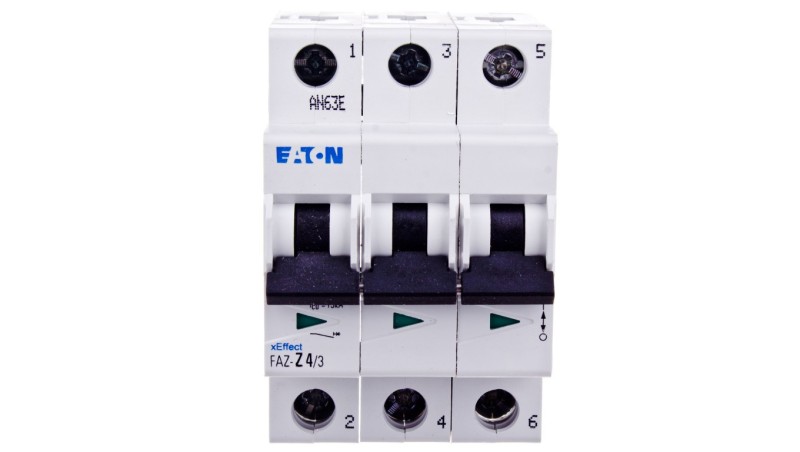 Wyłącznik nadprądowy 3P Z 4A 10kA AC FAZ Z4/3 278923 Wyłącznik nadprądowy 3P Z 4A 10kA AC FAZ Z4/3 278923