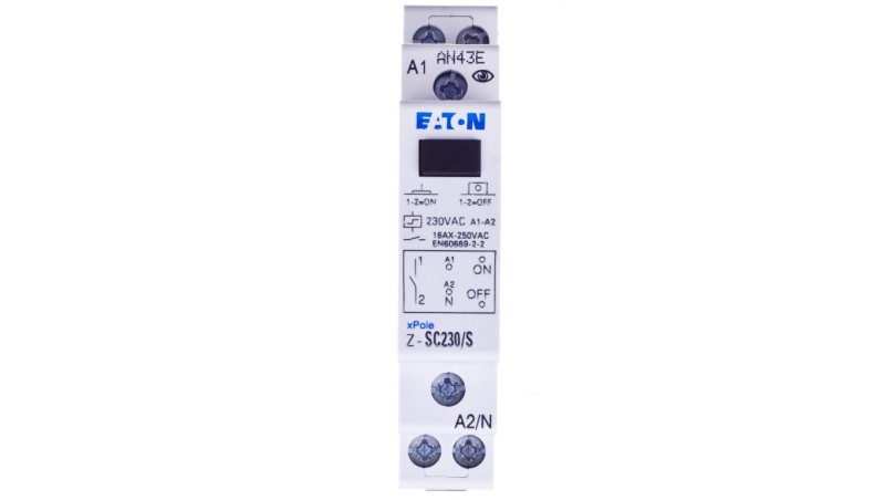 Przekaźnik impulsowy 16A 230V AC 1Z Z-SC230/S 265299 Przekaźnik impulsowy 16A 230V AC 1Z Z-SC230/S 265299