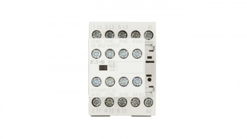 Stycznik mocy 7A 3P 230V AC 2Z 2R DILM7-22(230V50HZ,240V60HZ) 106360 Stycznik mocy 7A 3P 230V AC 2Z 2R DILM7-22(230V50HZ,240V60HZ) 106360