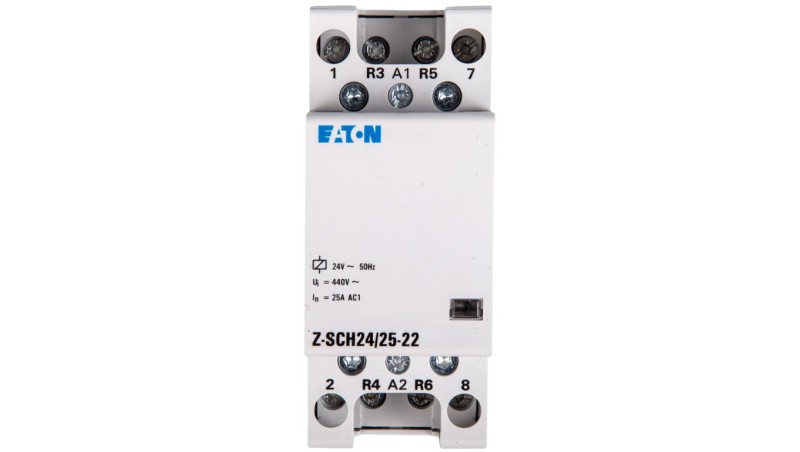 Stycznik modułowy 25A 2Z 2R 24V AC Z-SCH24/25-22 248850 Stycznik modułowy 25A 2Z 2R 24V AC Z-SCH24/25-22 248850