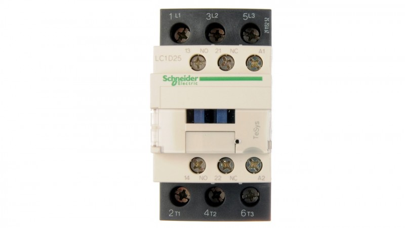 TeSys Deca Stycznik mocy 25A 3P 230V AC 1Z 1R LC1D25P7 TeSys Deca Stycznik mocy 25A 3P 230V AC 1Z 1R LC1D25P7