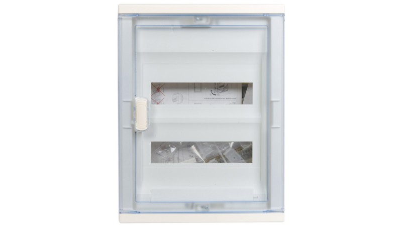 Rozdzielnica modułowa 2x12 podtynkowa IP40 RWN (drzwi transparentne) 602422 Rozdzielnica modułowa 2x12 podtynkowa IP40 RWN (drzwi transparentne) 602422