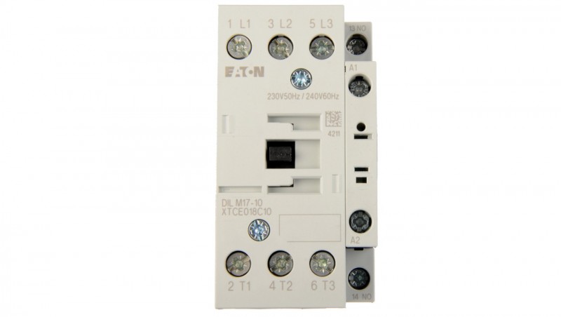 Stycznik mocy 17A 3P 230V AC 1Z 0R DILM17-10 (230V50HZ,240V60HZ) 277004 Stycznik mocy 17A 3P 230V AC 1Z 0R DILM17-10 (230V50HZ,240V60HZ) 277004