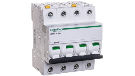 Wyłącznik nadprądowy 4P B 50A 6kA AC iC60N-B50-4 A9F03450