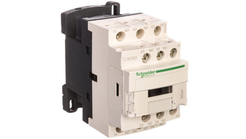 TeSys Deca Stycznik pomocniczy 10A 5Z 0R 220 V AC CAD50M7 TeSys Deca Stycznik pomocniczy 10A 5Z 0R 220 V AC CAD50M7